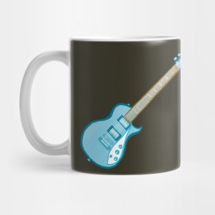 Blue electric guitar Mug